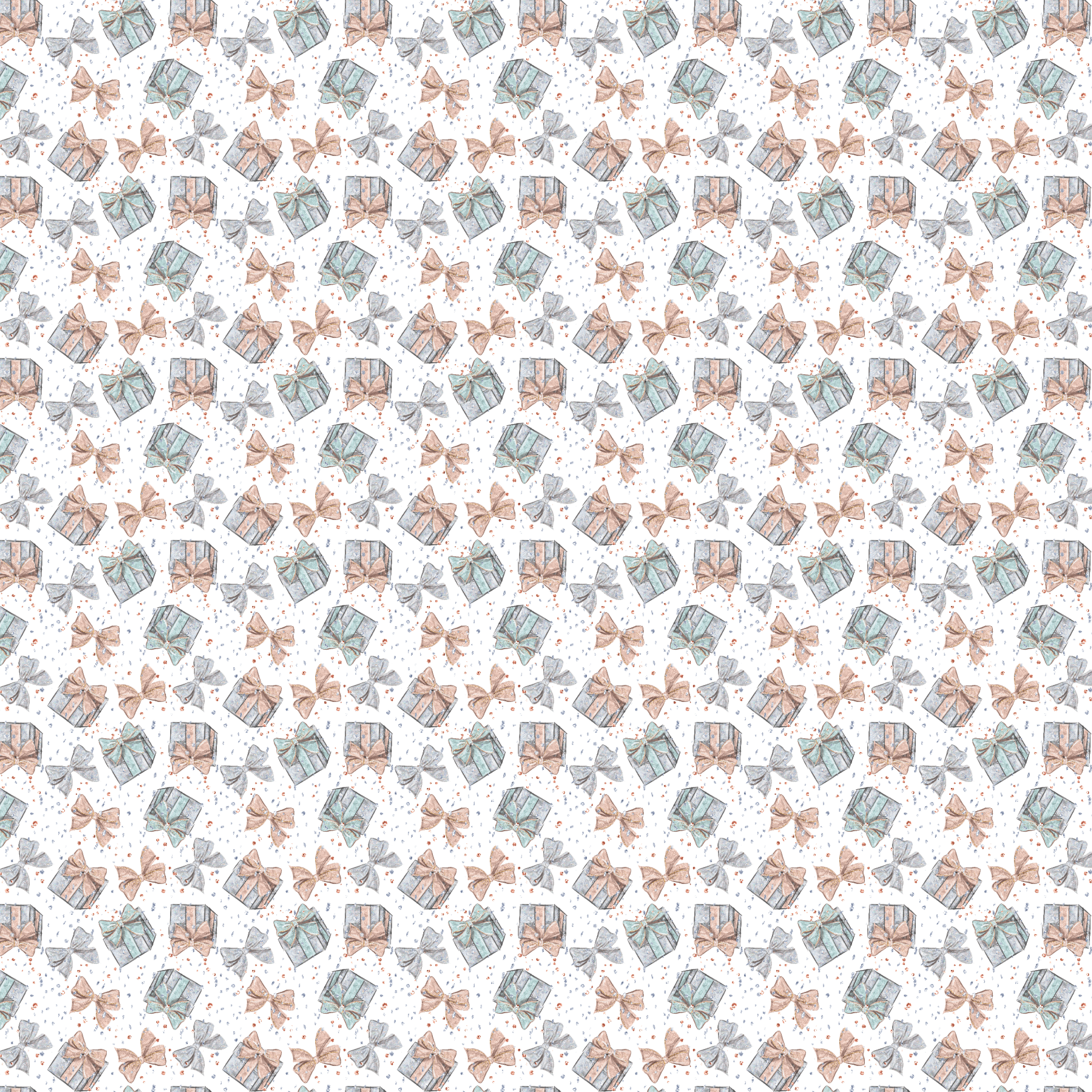 P1233 | Presents, Bows, & Confetti Pattern Acrylic Sheets - CMB Pattern Acrylic
